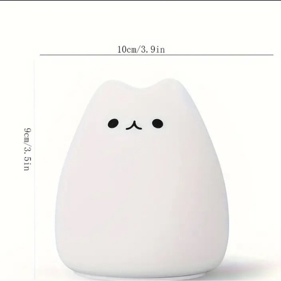 ✨Cute Cat Night Light silicone Baby Nursery Nightlight, Color Changing ✨✨ - Picture 8 of 8